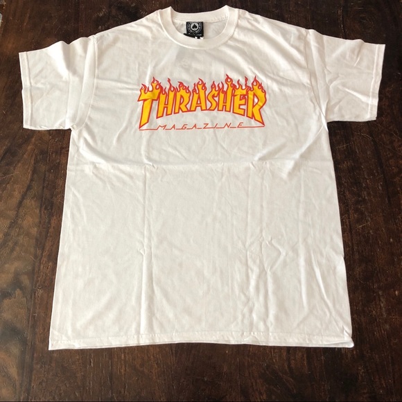 Thrasher Shirts Thrasher Skate Mag Tshirt White Size L Dswtags Poshmark Thrasher Shirts Thrasher Skate Mag Tshirt White Size L Dswtags Poshmark